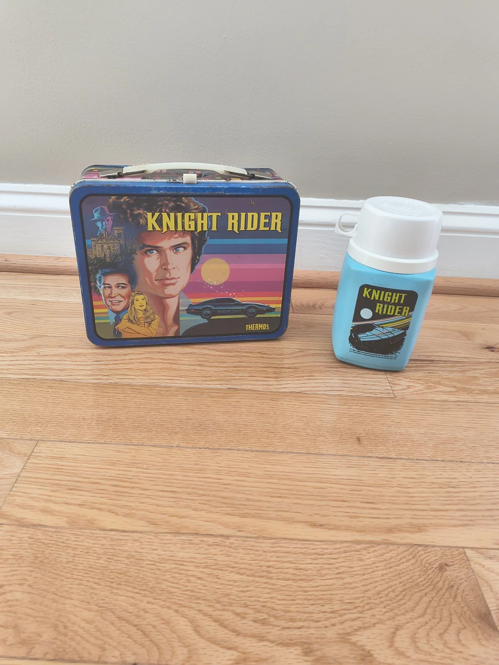 Knight Rider 1980s Vintage Lunchbox & Thermos Set
